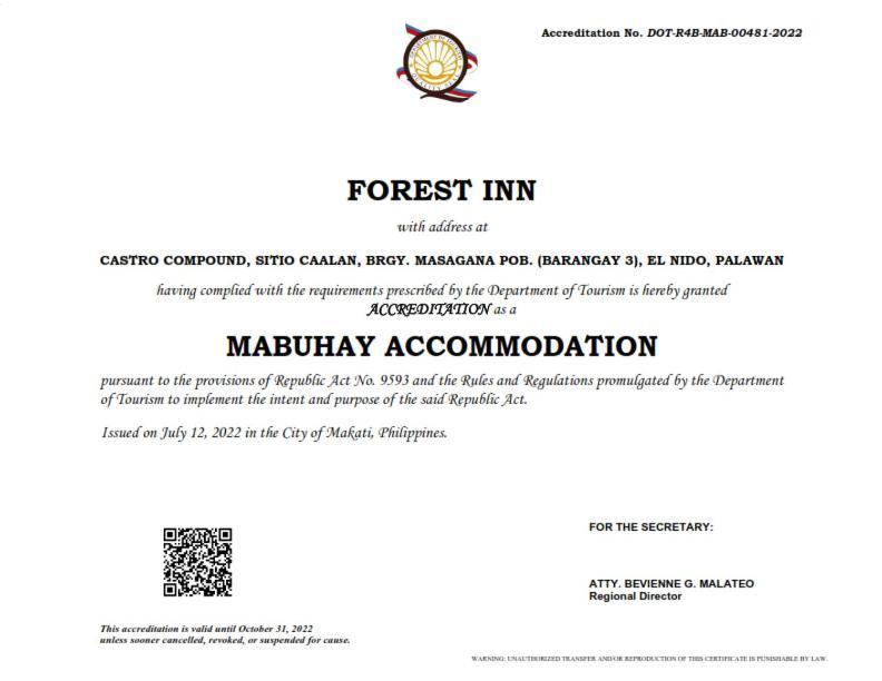 Forest Inn El Nido Dış mekan fotoğraf